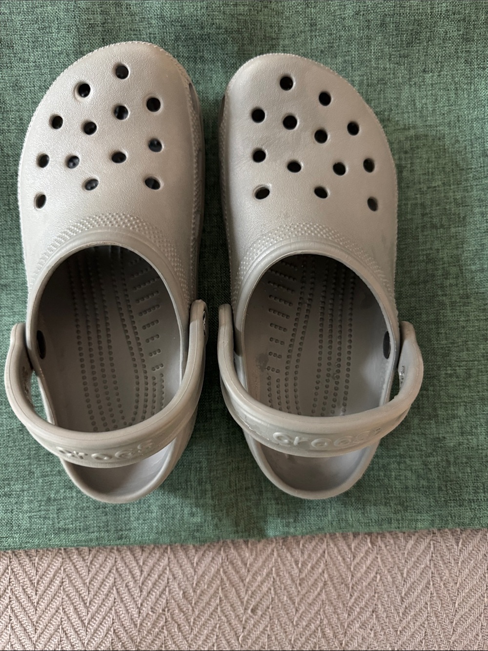 CROCS Kids Classic Clog Gray M Sz 5, W Sz 7